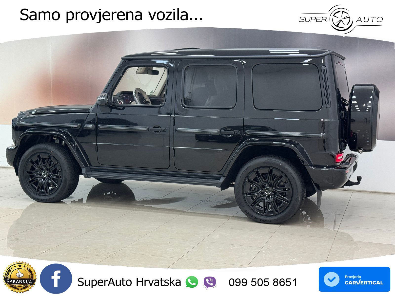 Mercedes G 450d Long (367 KS) 4MATIC 9G-TRONIC AMG LED+GR SJED+ACC
