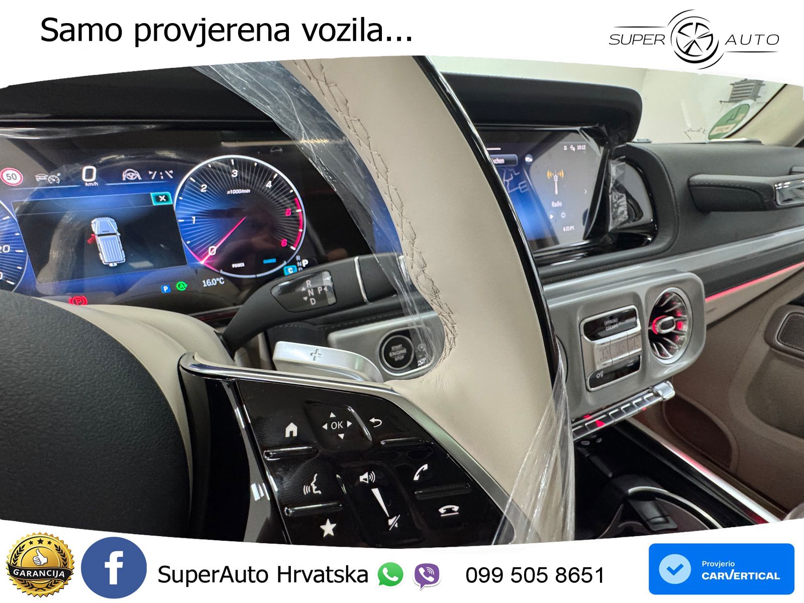 Mercedes G 450d Long (367 KS) 4MATIC 9G-TRONIC AMG LED+GR SJED+ACC
