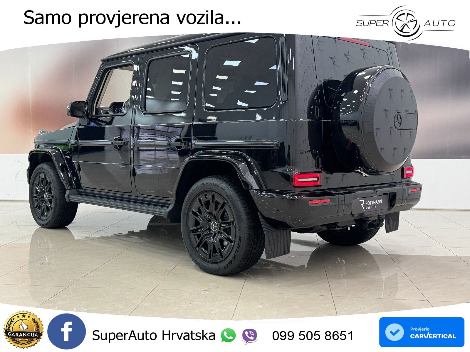 Mercedes G 450d Long (367 KS) 4MATIC 9G-TRONIC AMG LED+GR SJED+ACC