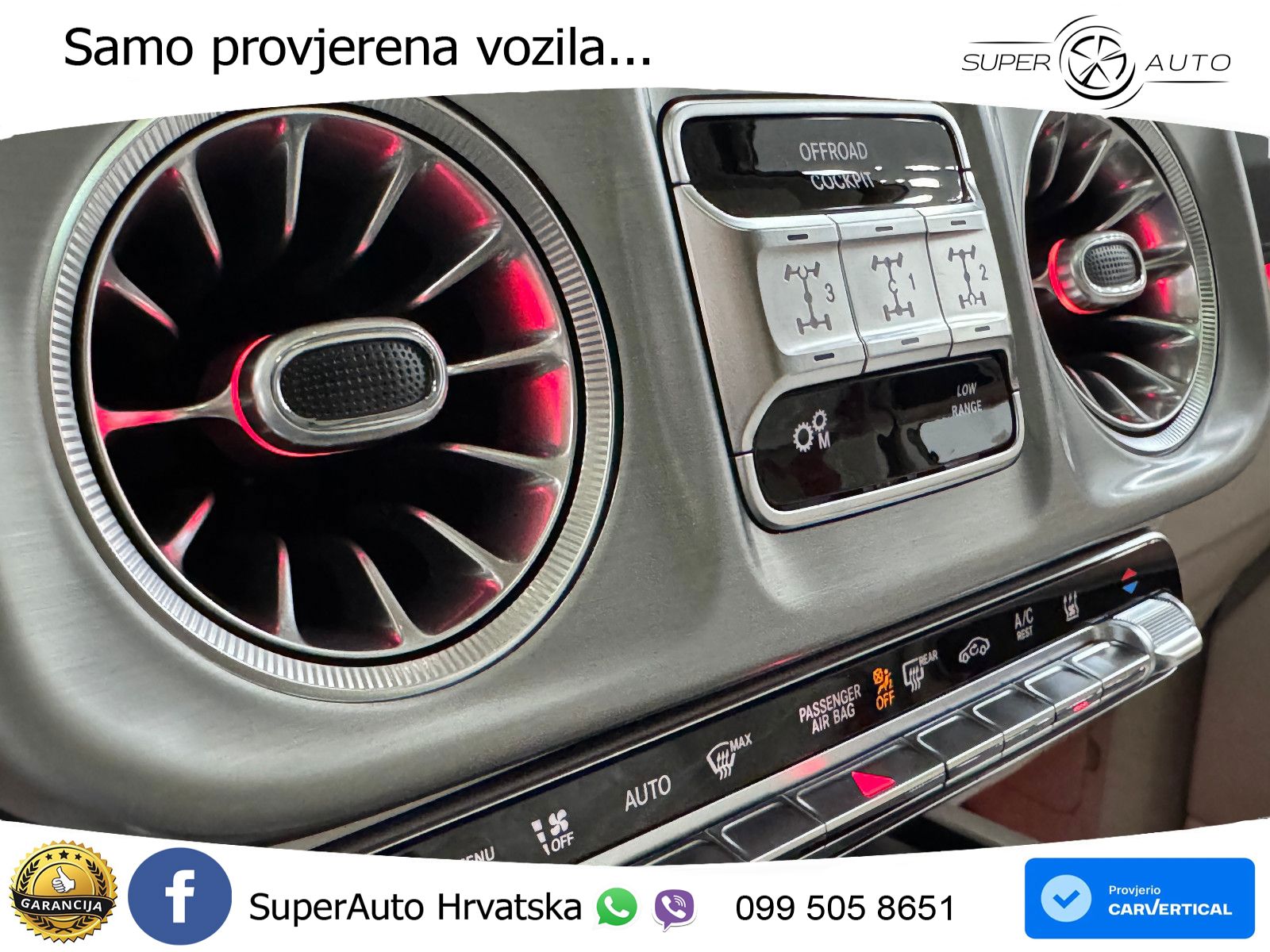 Mercedes G 450d Long (367 KS) 4MATIC 9G-TRONIC AMG LED+GR SJED+ACC