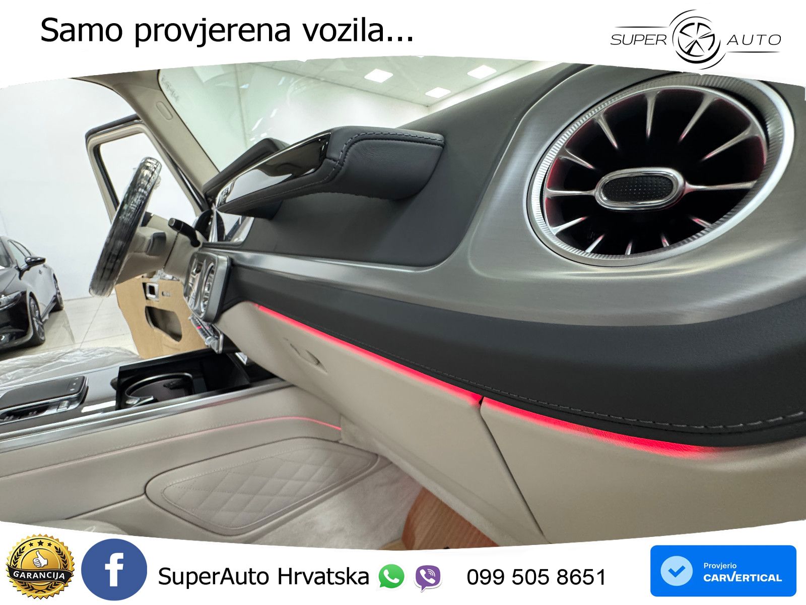 Mercedes G 450d Long (367 KS) 4MATIC 9G-TRONIC AMG LED+GR SJED+ACC