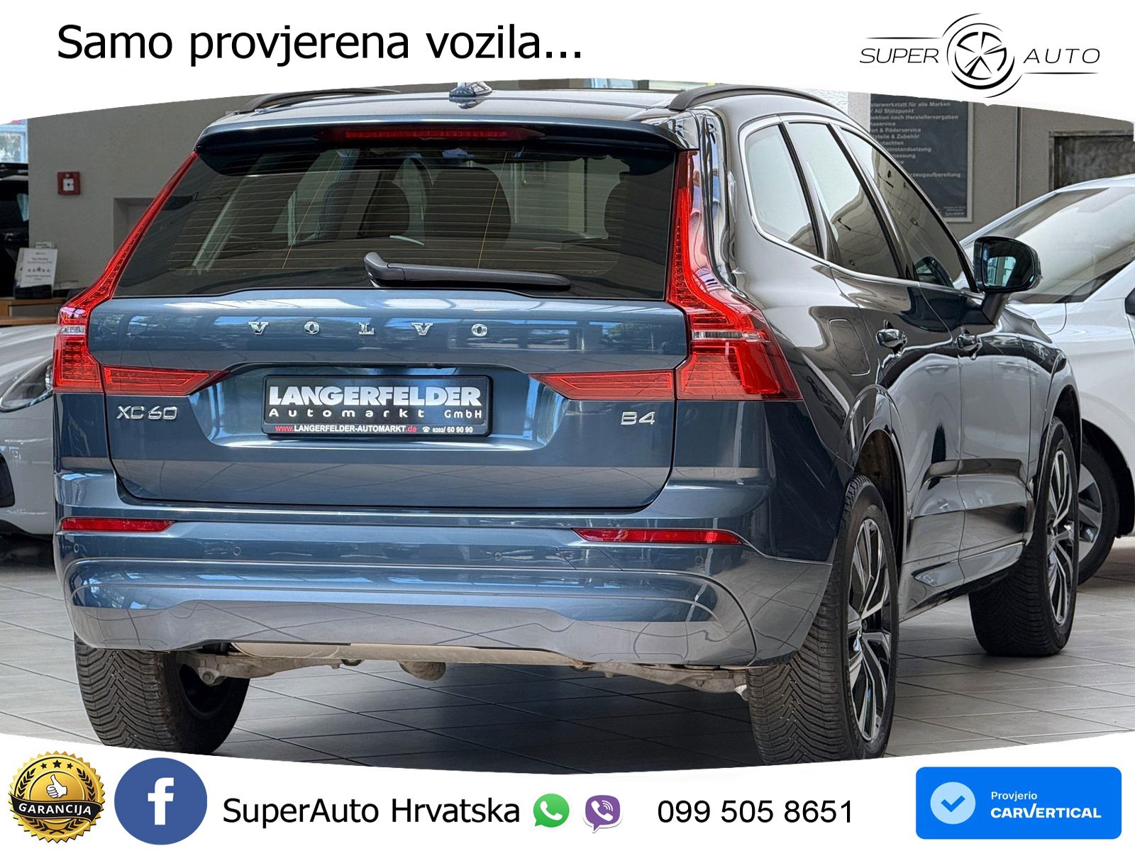 Volvo XC60 B4 Diesel FWD Geartronic LED+GR SJED+ACC
