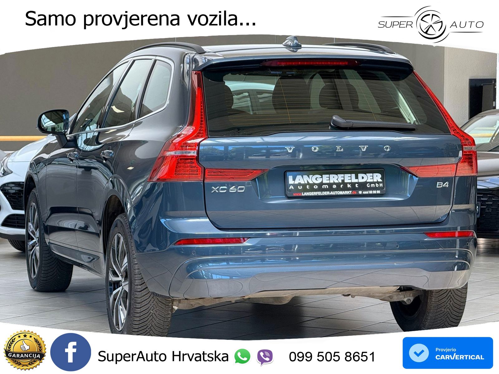 Volvo XC60 B4 Diesel FWD Geartronic LED+GR SJED+ACC