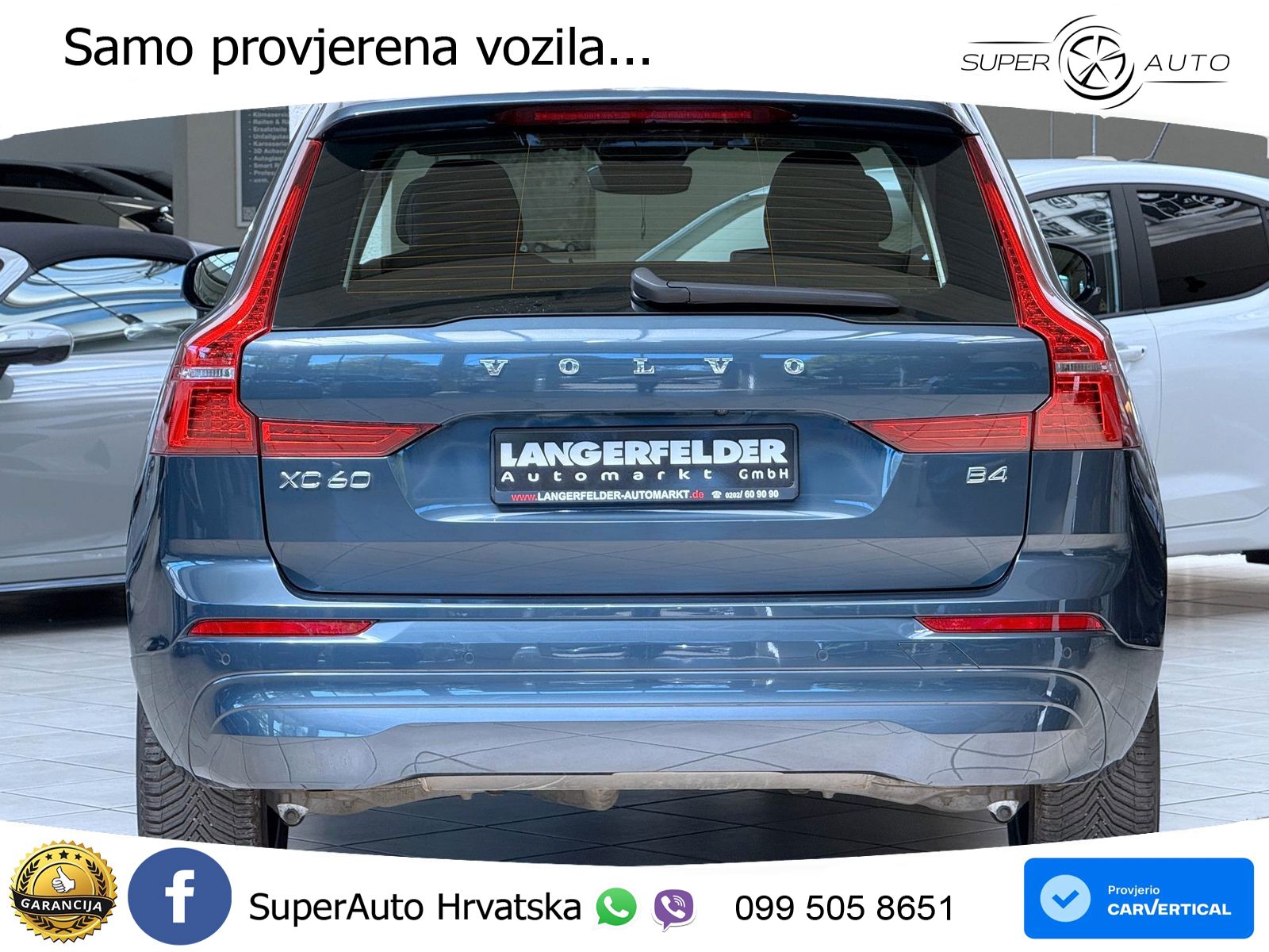 Volvo XC60 B4 Diesel FWD Geartronic LED+GR SJED+ACC