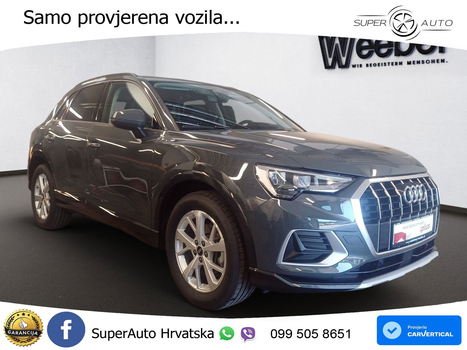 Audi Q3 1.5 TFSI (150 KS) S tronic LED+GR SJED+ACC