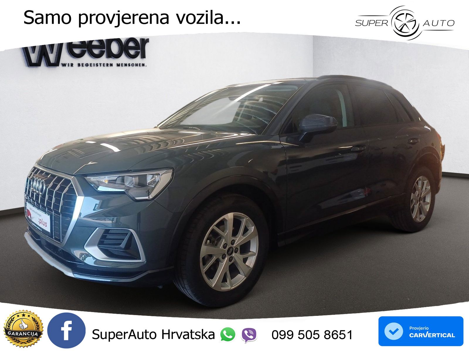 Audi Q3 1.5 TFSI (150 KS) S tronic LED+GR SJED+ACC
