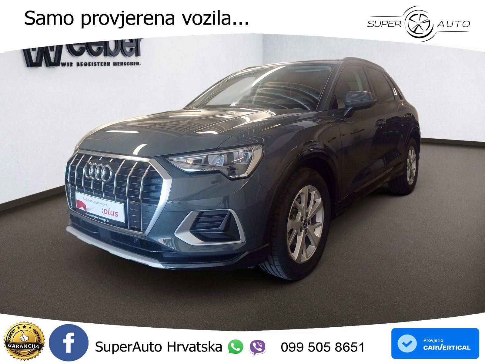 Audi Q3 1.5 TFSI (150 KS) S tronic LED+GR SJED+ACC