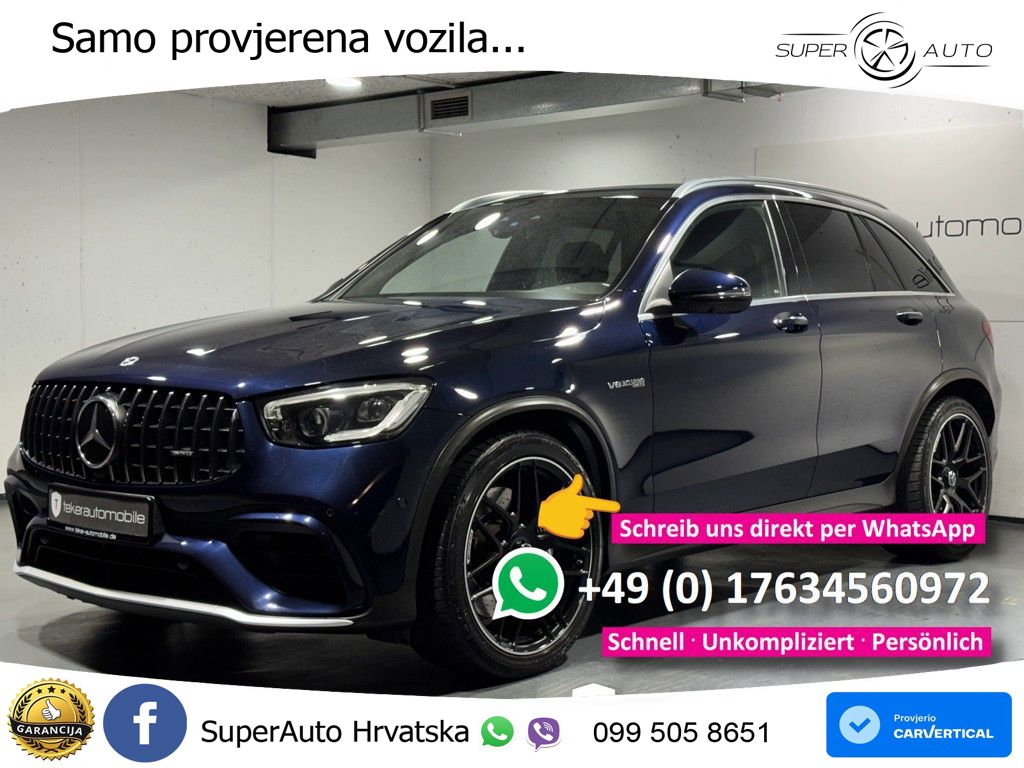 Mercedes AMG GLC 63 V8 (476 KS) 4MATIC+ MCT LED+GR SJED+ACC