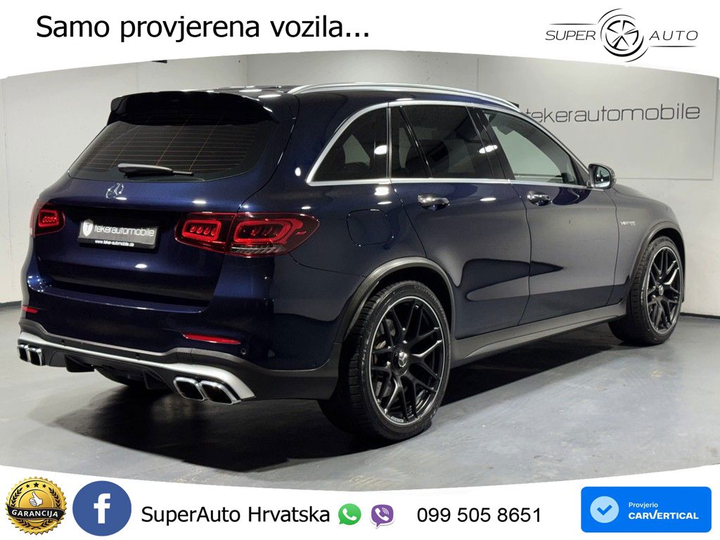Mercedes AMG GLC 63 V8 (476 KS) 4MATIC+ MCT LED+GR SJED+ACC