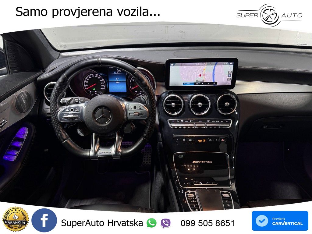 Mercedes AMG GLC 63 V8 (476 KS) 4MATIC+ MCT LED+GR SJED+ACC