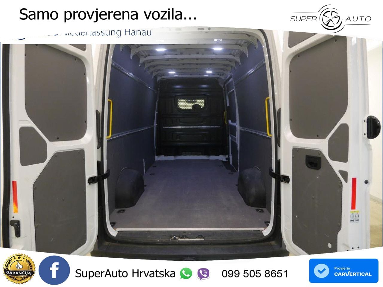 Volkswagen Crafter Kasten langer Radstand AHK Kamera Euro6 177 KS