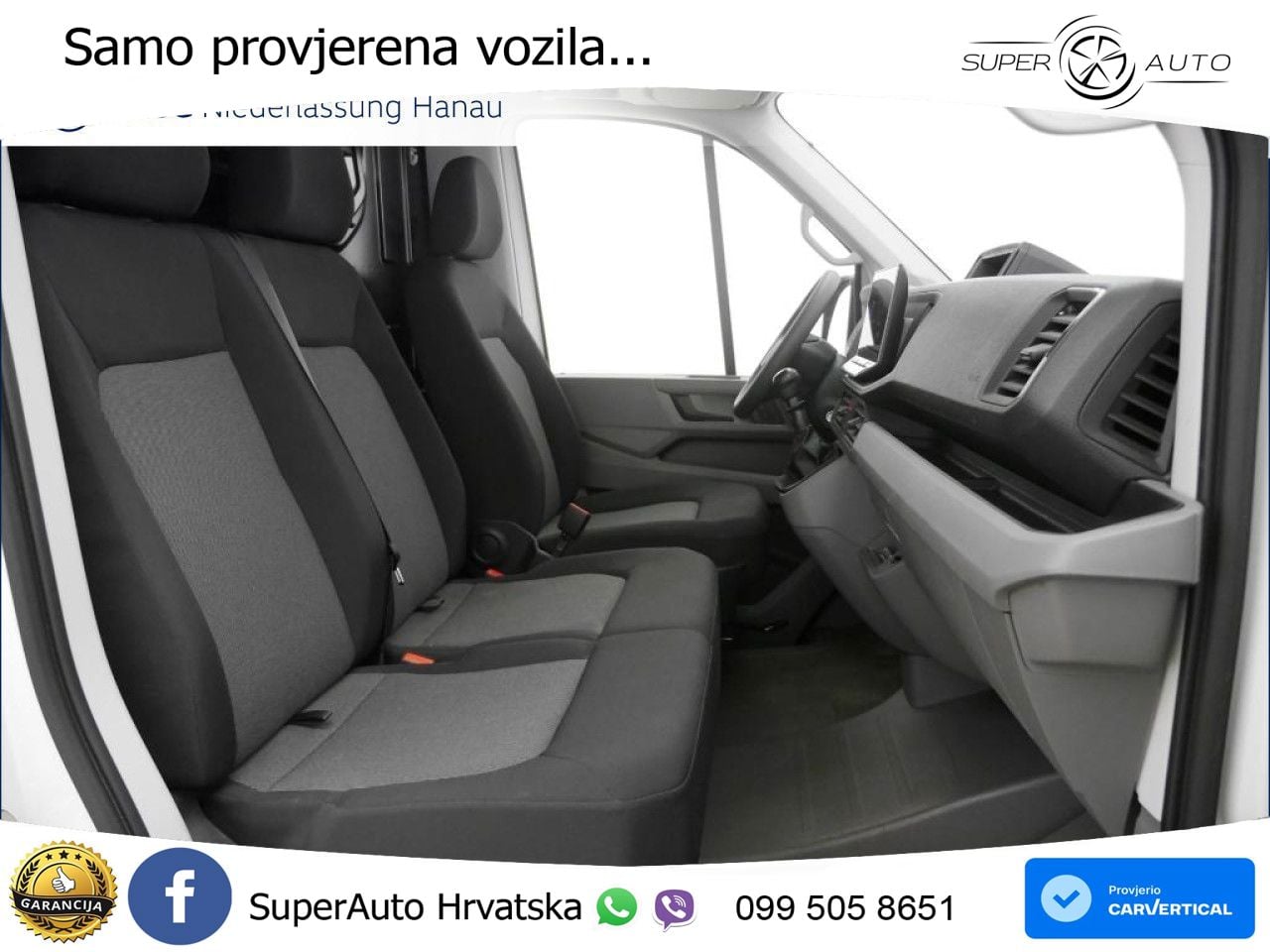 Volkswagen Crafter Kasten langer Radstand AHK Kamera Euro6 177 KS