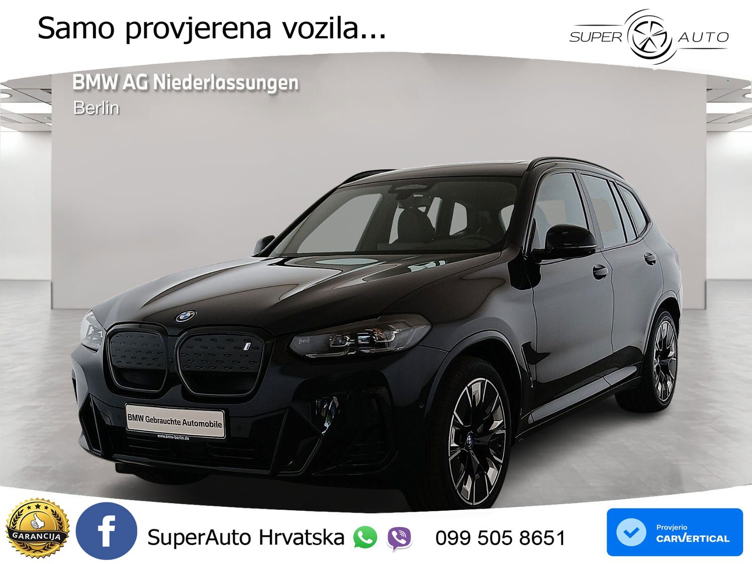 BMW iX3 80 kWh (286 KS) M Sport