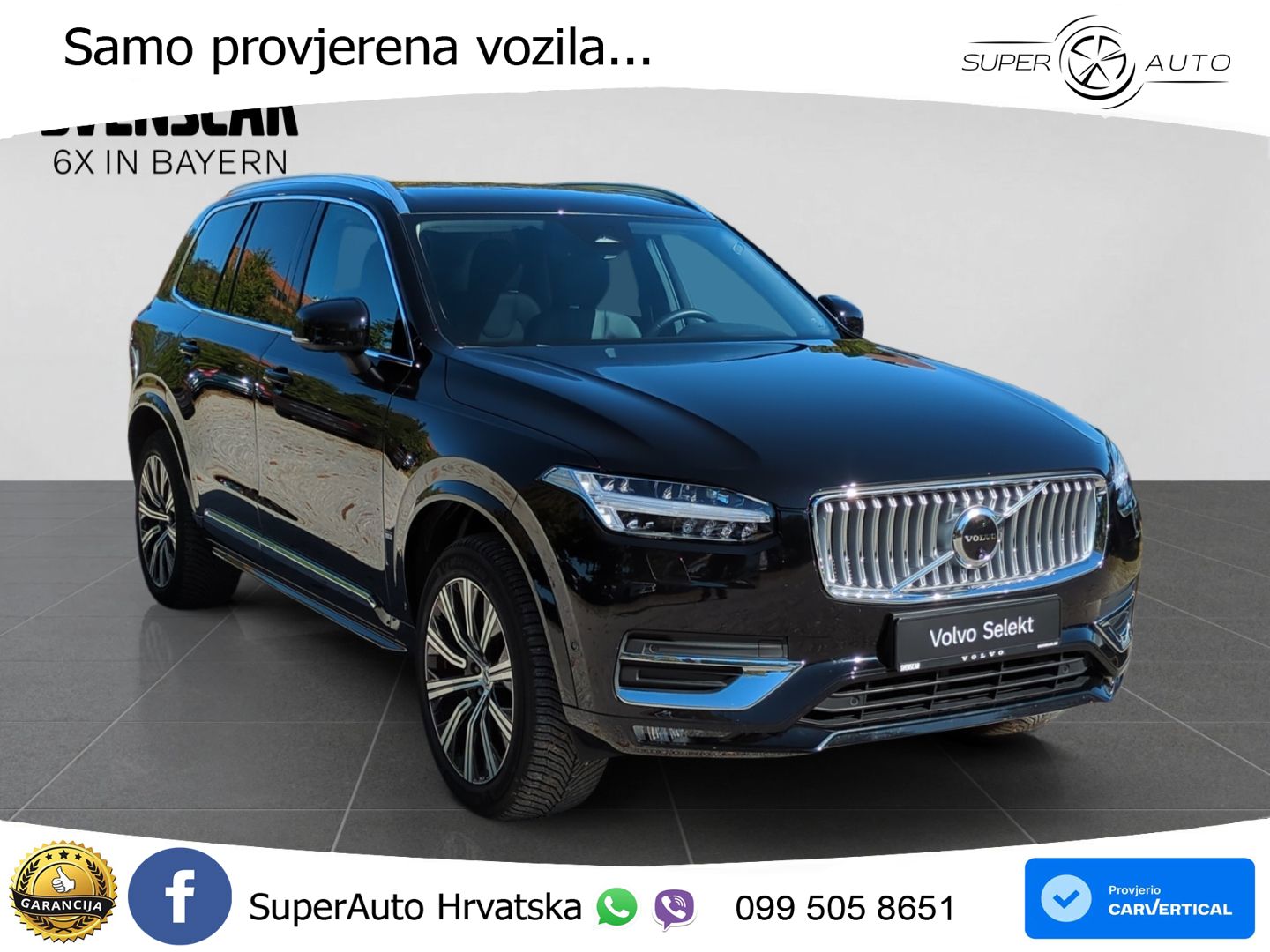 Volvo XC90 2.0 B5 AWD Automatic ZRAČNI+ACC+4xGR SJED+KAM
