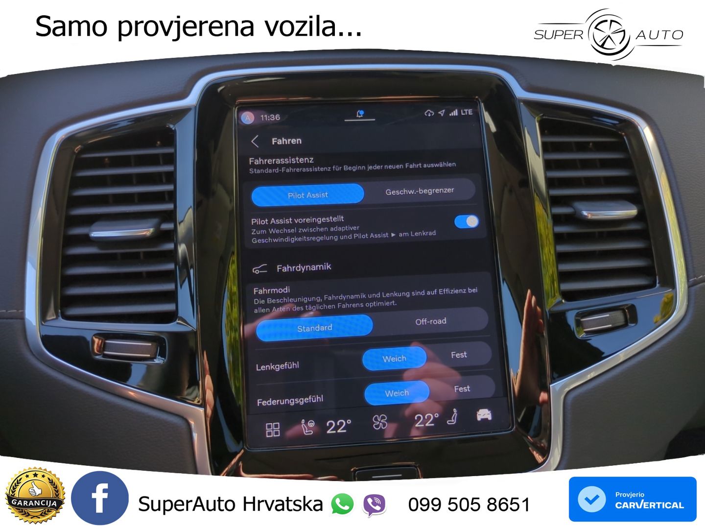 Volvo XC90 2.0 B5 AWD Automatic ZRAČNI+ACC+4xGR SJED+KAM