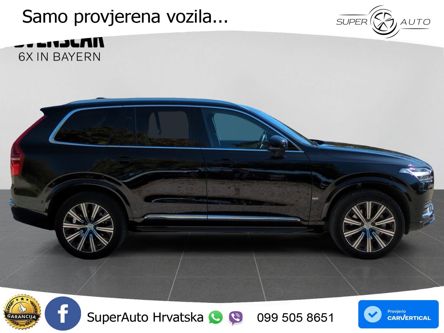 Volvo XC90 2.0 B5 AWD Automatic ZRAČNI+ACC+4xGR SJED+KAM