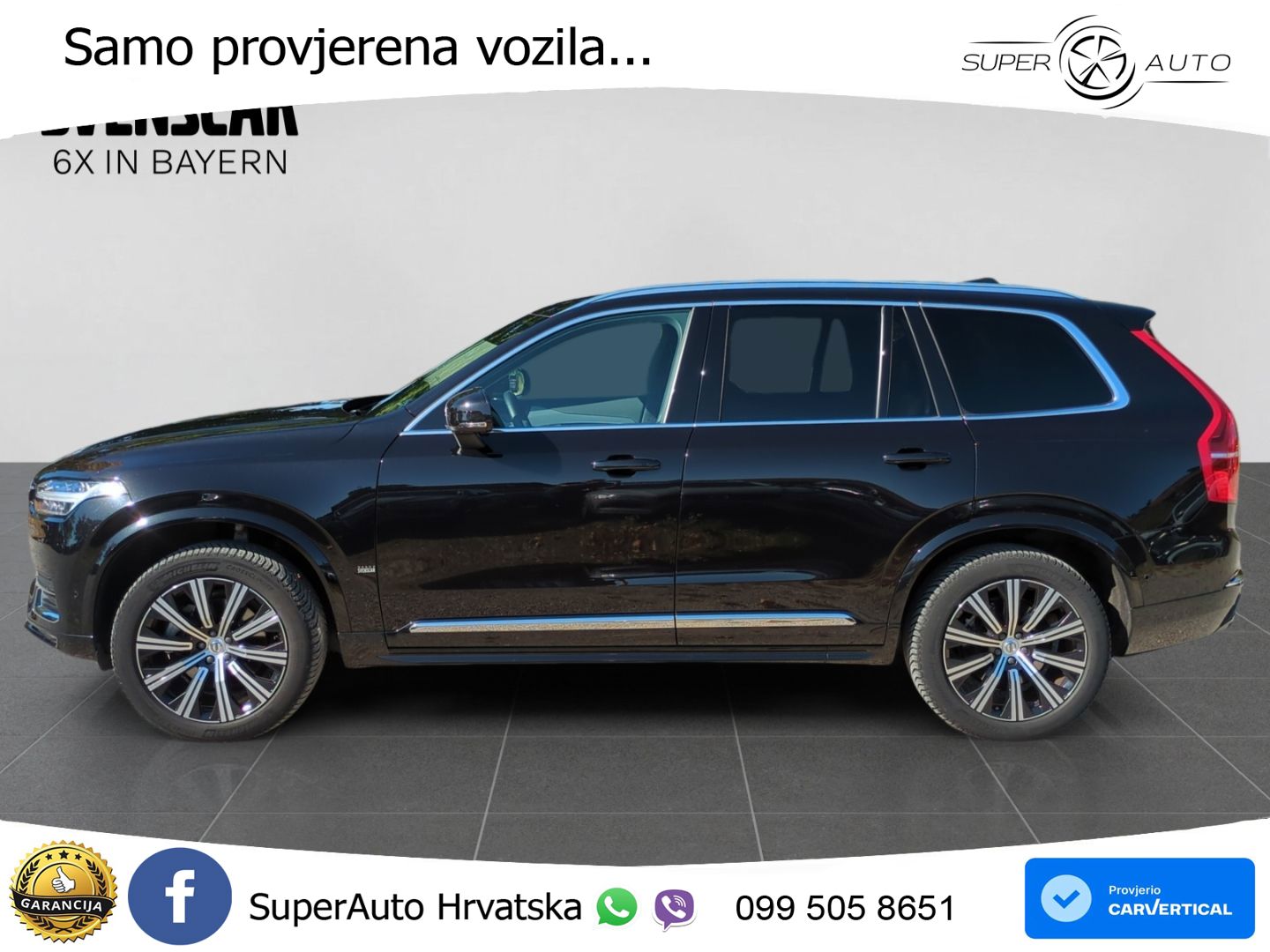 Volvo XC90 2.0 B5 AWD Automatic ZRAČNI+ACC+4xGR SJED+KAM