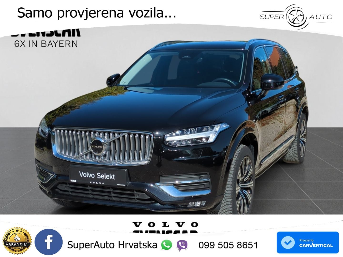 Volvo XC90 2.0 B5 AWD Automatic ZRAČNI+ACC+4xGR SJED+KAM