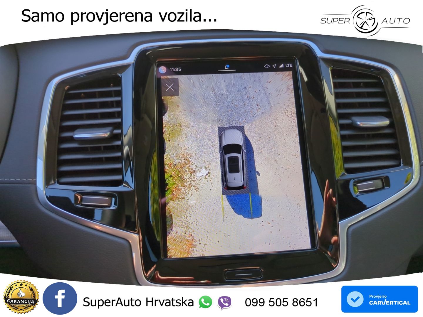 Volvo XC90 2.0 B5 AWD Automatic ZRAČNI+ACC+4xGR SJED+KAM