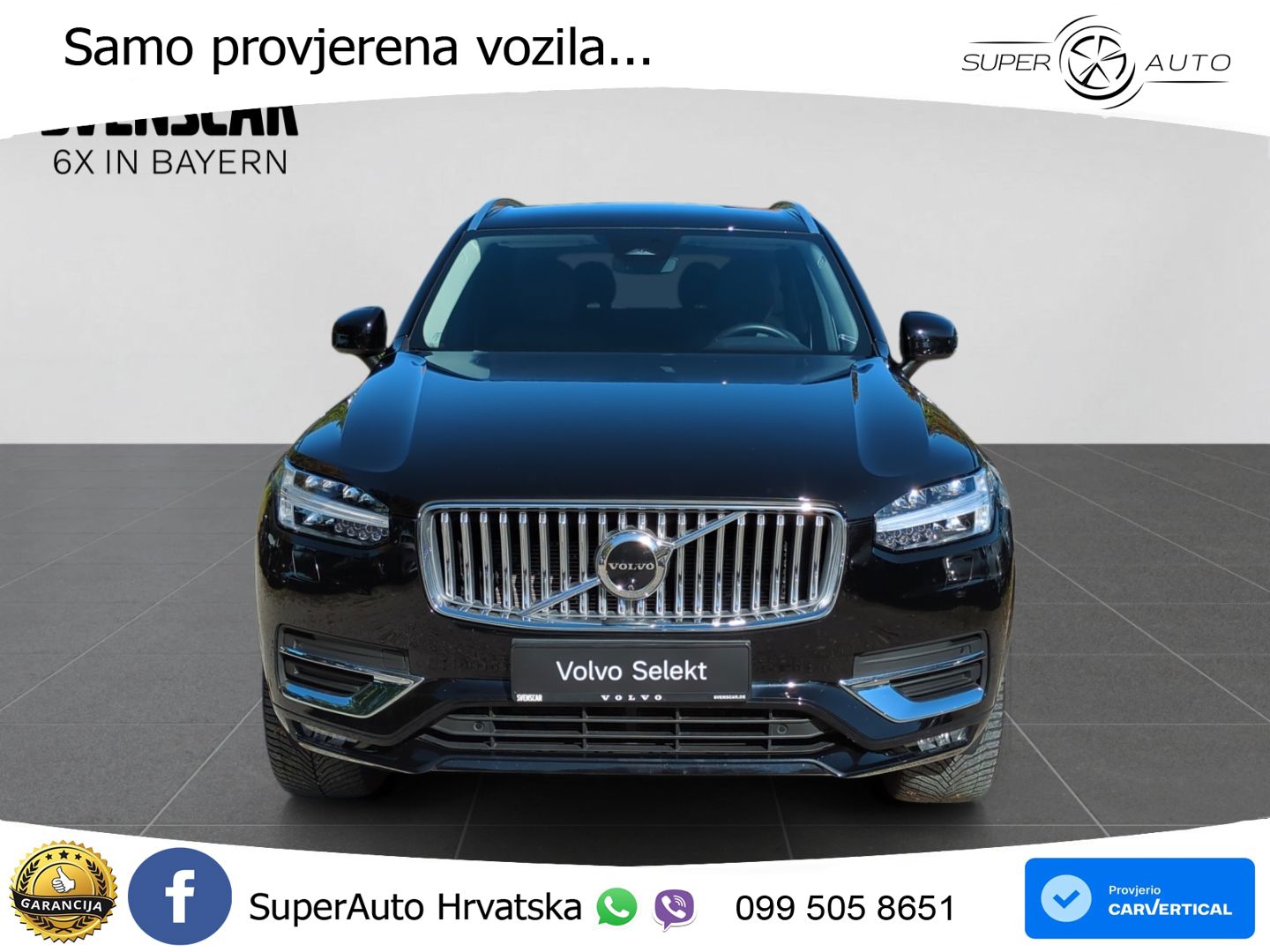 Volvo XC90 2.0 B5 AWD Automatic ZRAČNI+ACC+4xGR SJED+KAM