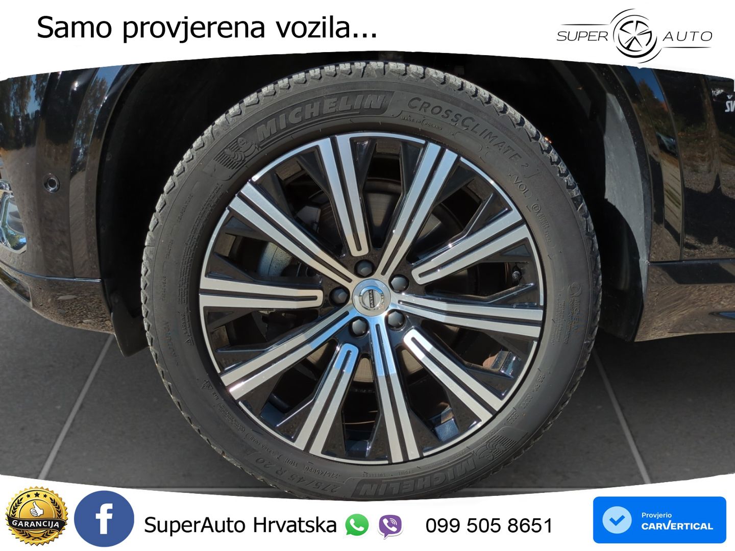 Volvo XC90 2.0 B5 AWD Automatic ZRAČNI+ACC+4xGR SJED+KAM