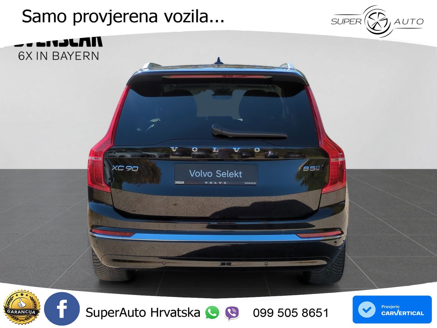 Volvo XC90 2.0 B5 AWD Automatic ZRAČNI+ACC+4xGR SJED+KAM