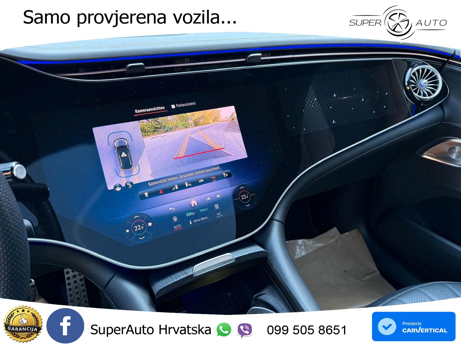 Mercedes EQE SUV 500 105 kWh (408 KS) 4MATIC AMG ZRAČNI+ACC+GR SJED+KAM+PANO