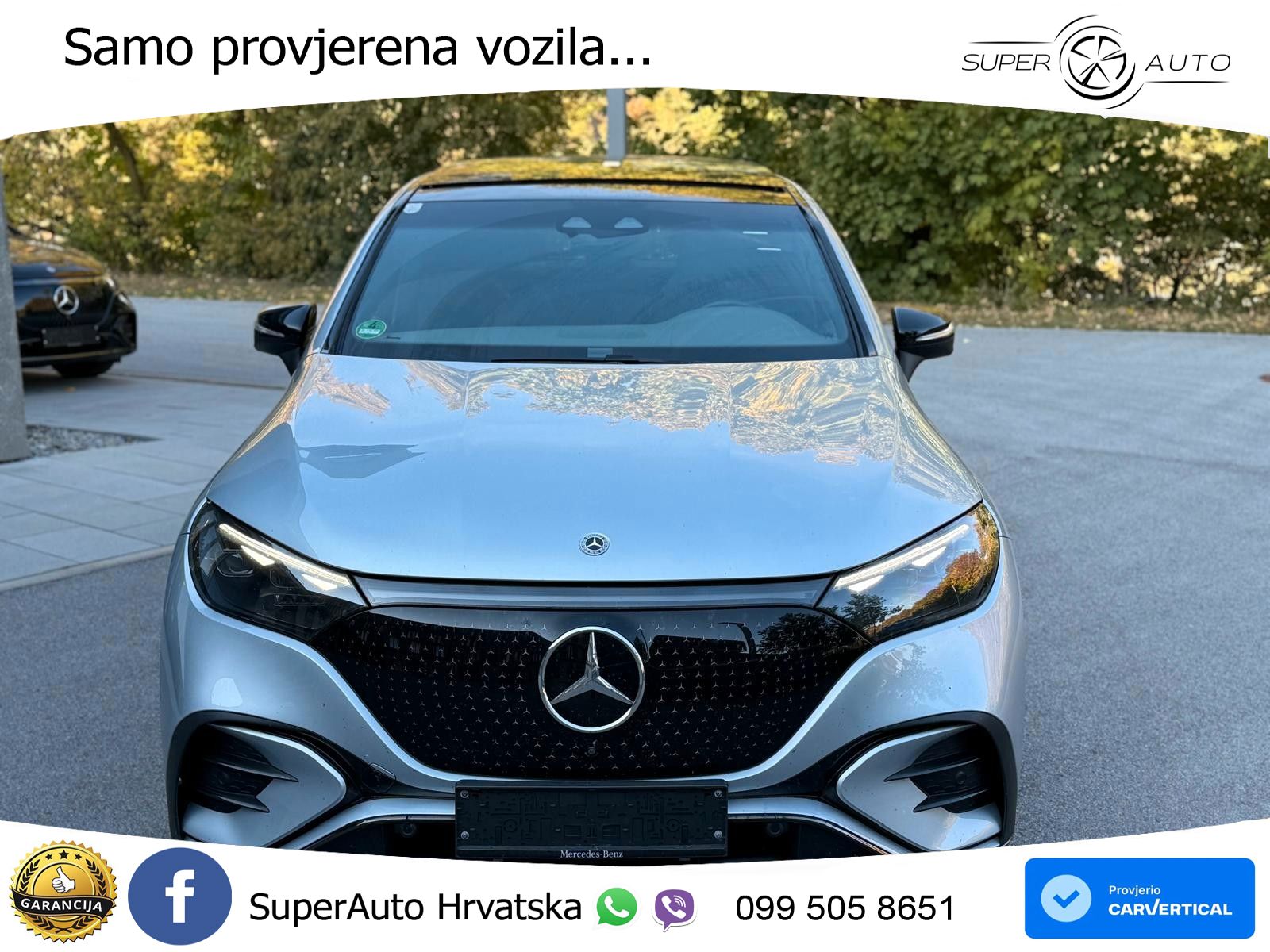 Mercedes EQE SUV 500 105 kWh (408 KS) 4MATIC AMG ZRAČNI+ACC+GR SJED+KAM+PANO