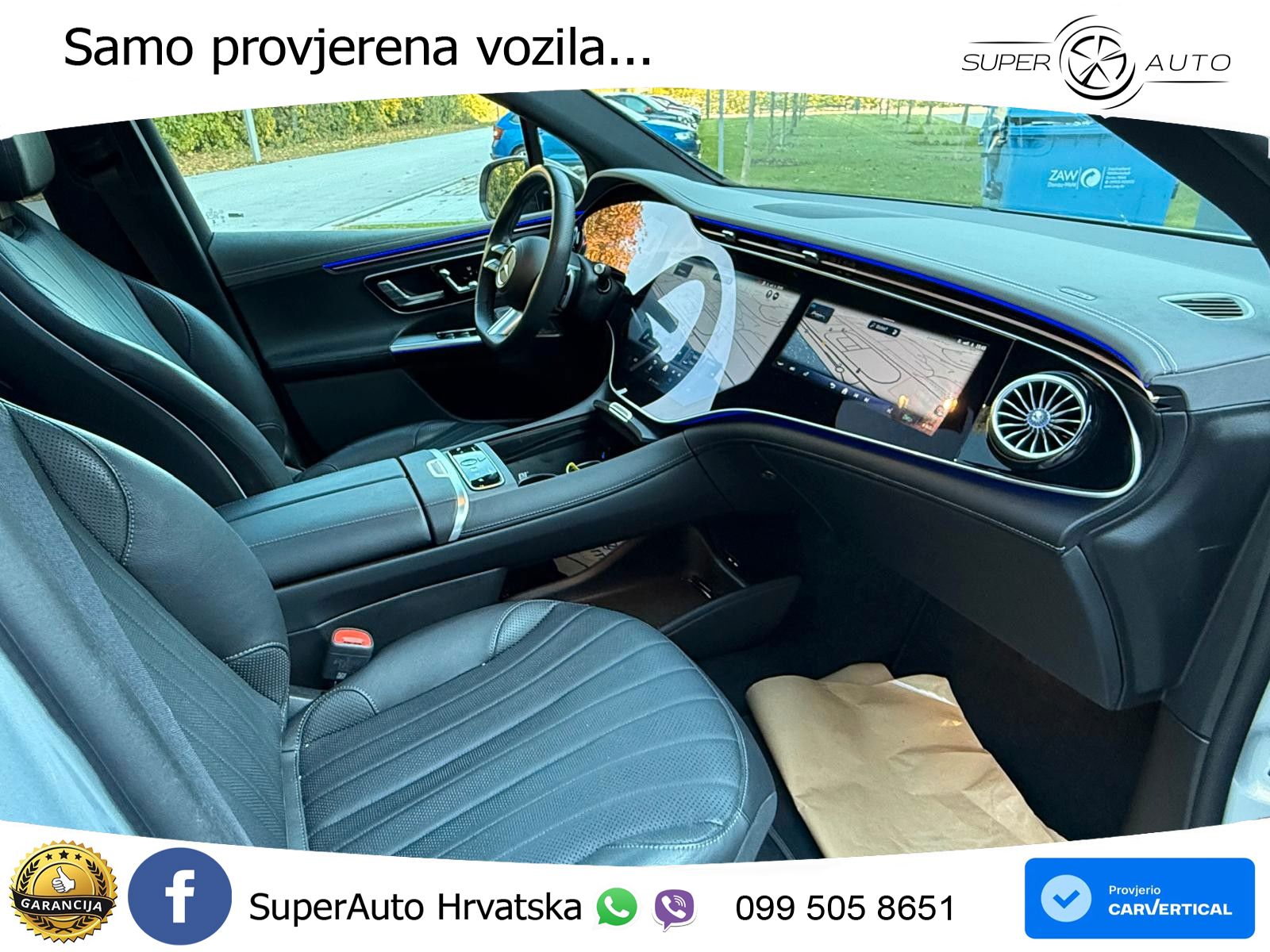 Mercedes EQE SUV 500 105 kWh (408 KS) 4MATIC AMG ZRAČNI+ACC+GR SJED+KAM+PANO