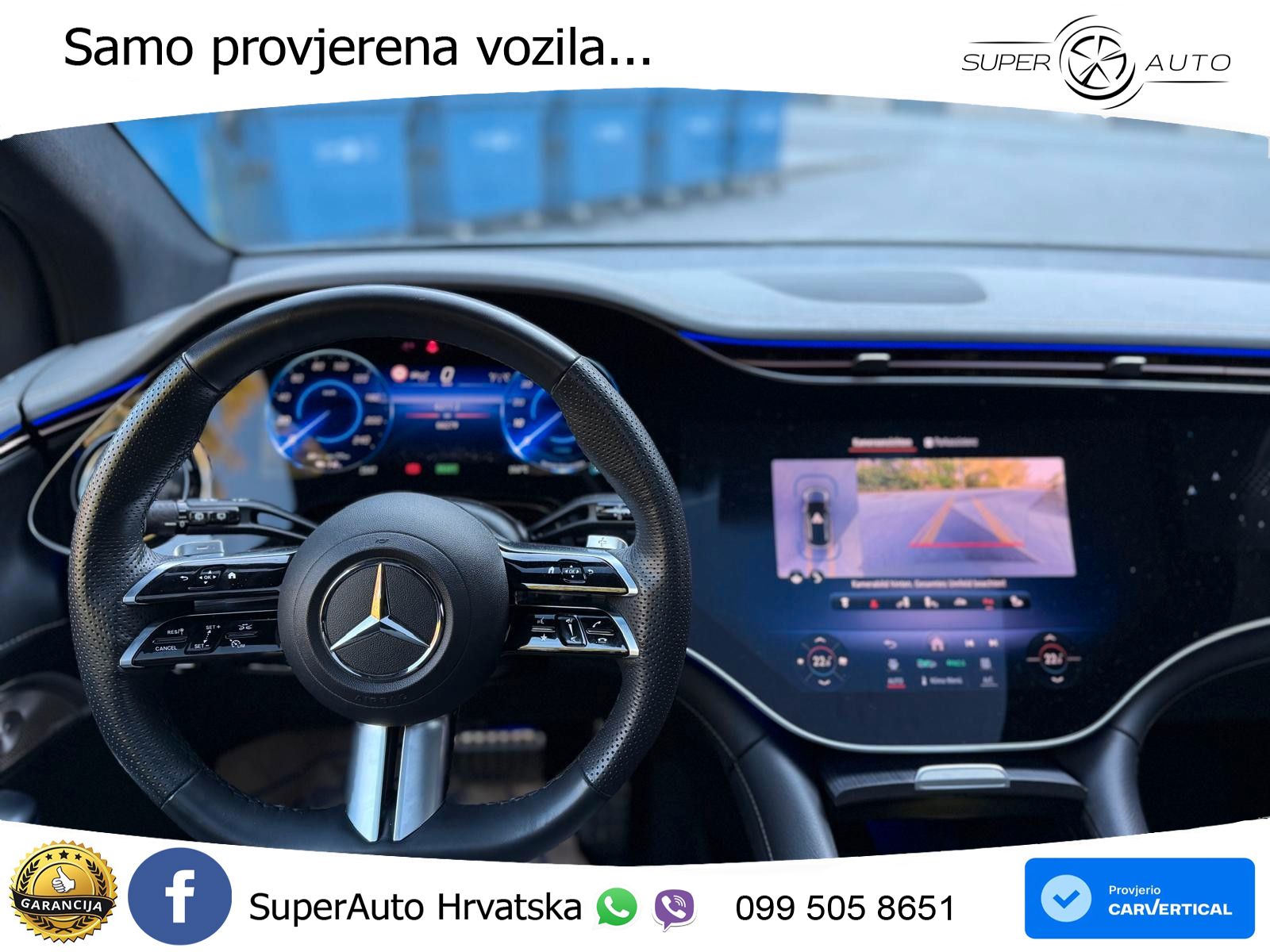Mercedes EQE SUV 500 105 kWh (408 KS) 4MATIC AMG ZRAČNI+ACC+GR SJED+KAM+PANO