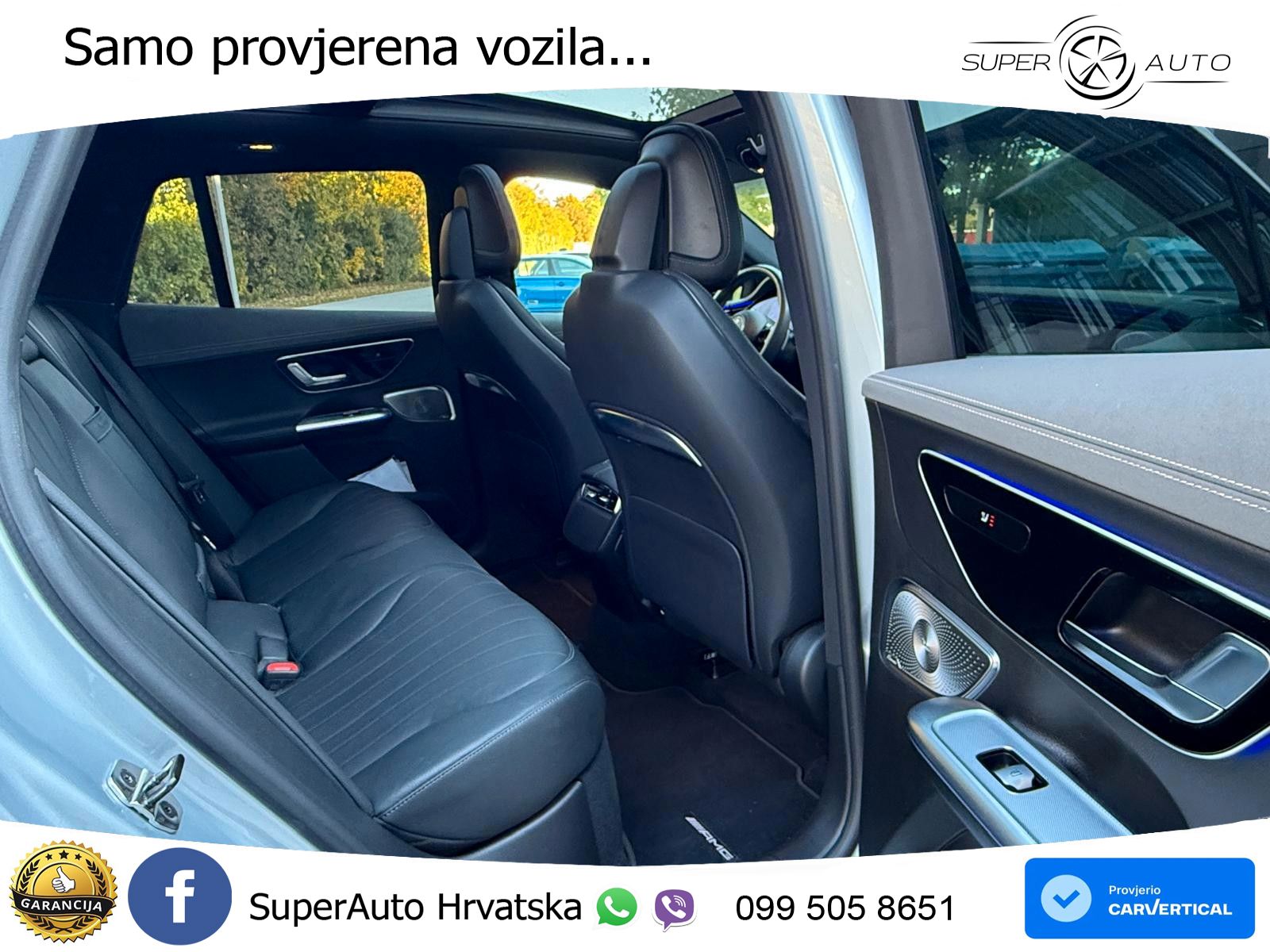 Mercedes EQE SUV 500 105 kWh (408 KS) 4MATIC AMG ZRAČNI+ACC+GR SJED+KAM+PANO