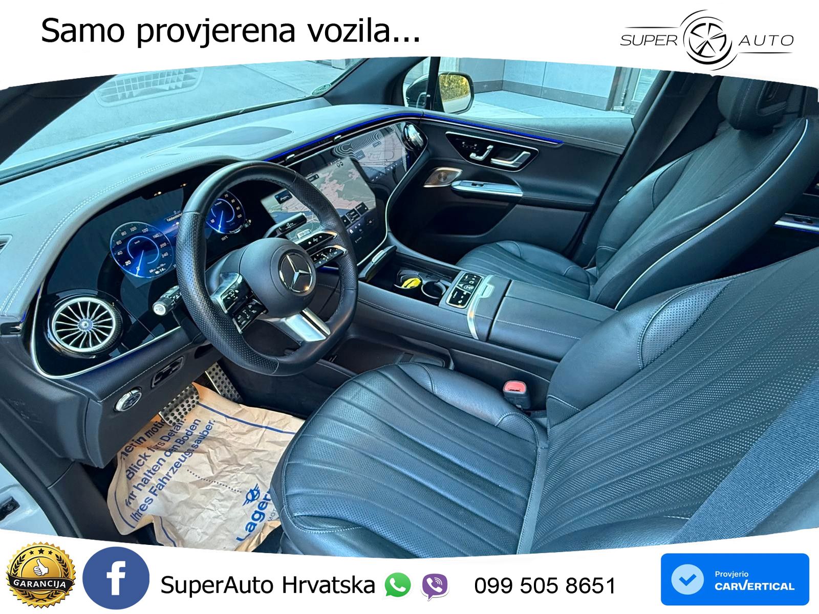 Mercedes EQE SUV 500 105 kWh (408 KS) 4MATIC AMG ZRAČNI+ACC+GR SJED+KAM+PANO