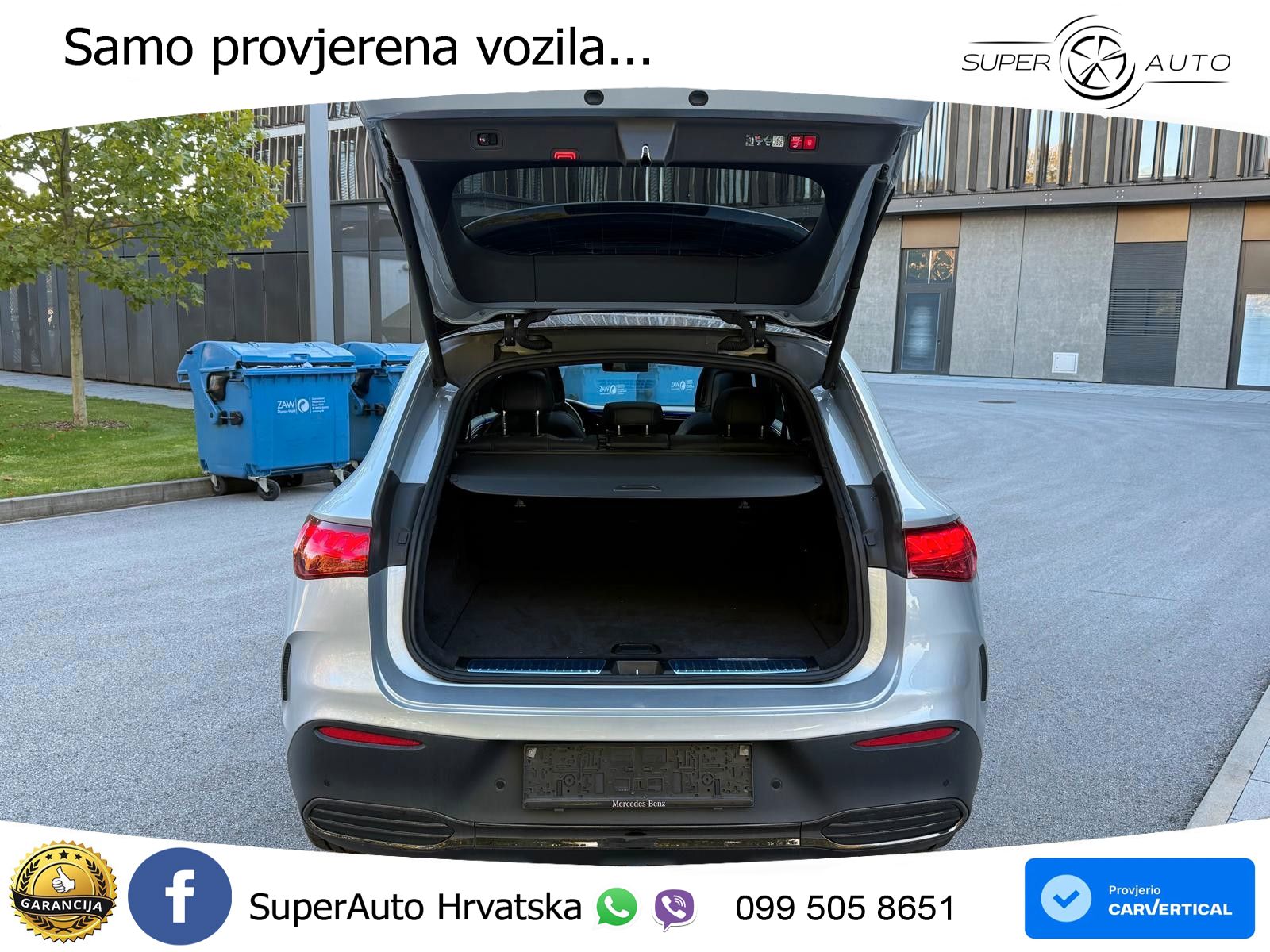 Mercedes EQE SUV 500 105 kWh (408 KS) 4MATIC AMG ZRAČNI+ACC+GR SJED+KAM+PANO