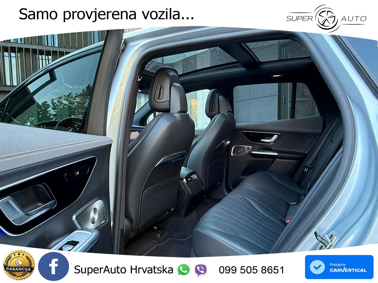 Mercedes EQE SUV 500 105 kWh (408 KS) 4MATIC AMG ZRAČNI+ACC+GR SJED+KAM+PANO
