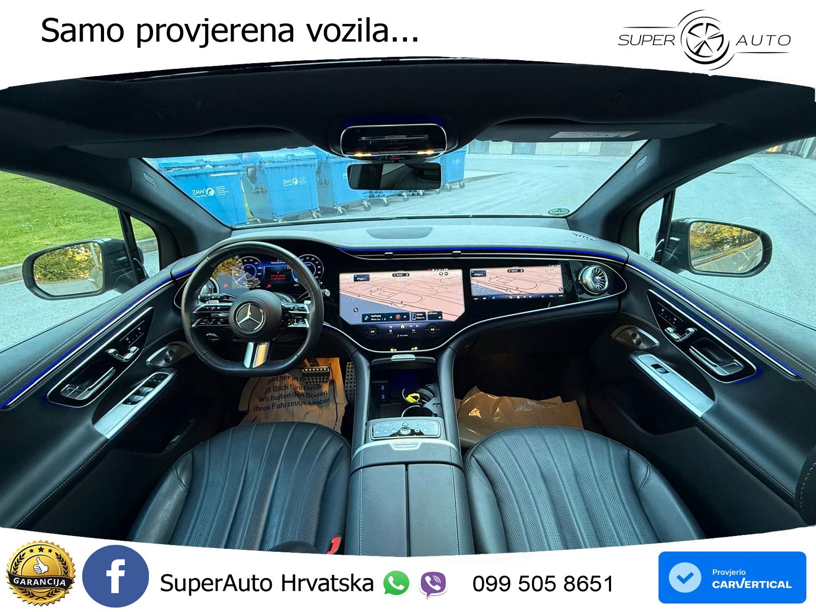 Mercedes EQE SUV 500 105 kWh (408 KS) 4MATIC AMG ZRAČNI+ACC+GR SJED+KAM+PANO