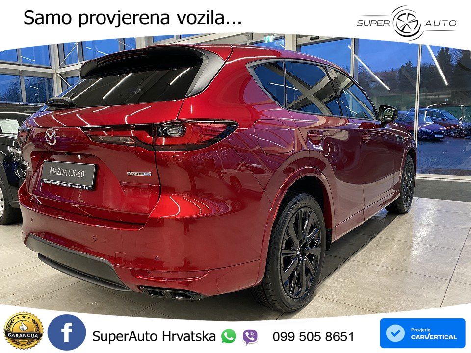 Mazda CX-60 2.5 e-Skyactiv (328 KS) AWD Automatic MATRIX+GR SJED+KAM