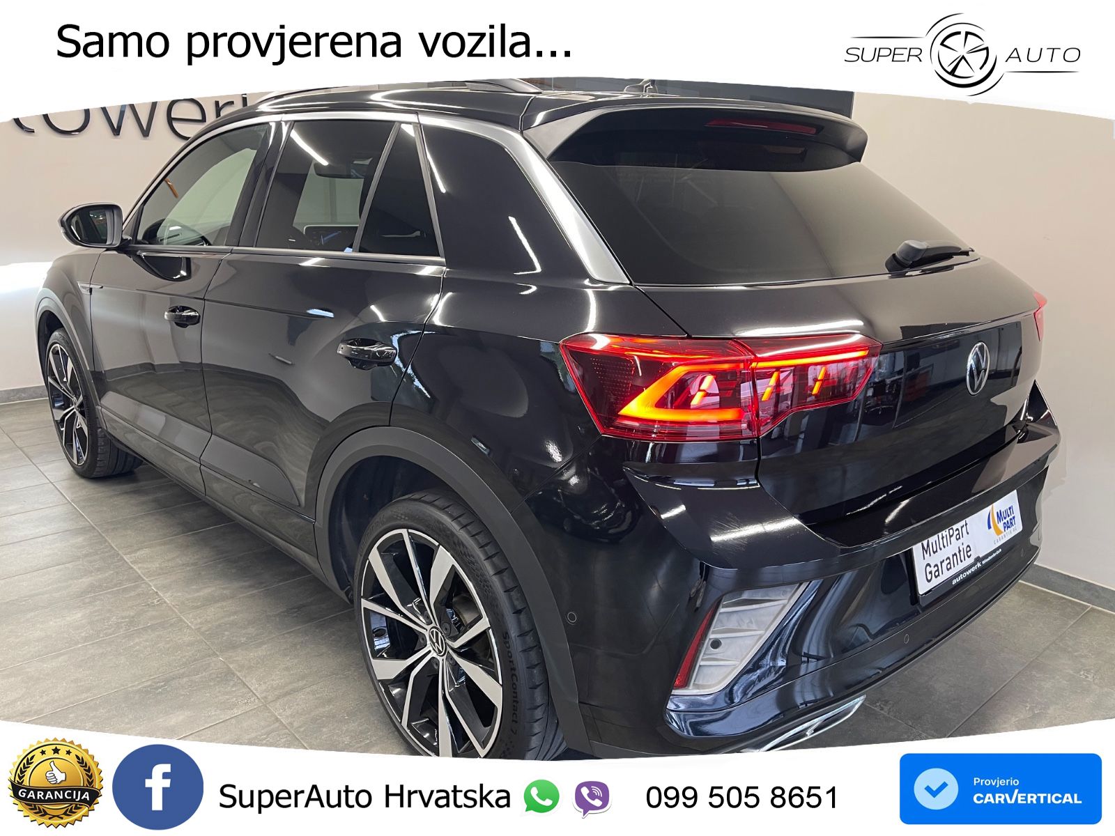 Volkswagen T-Roc 2.0 TDI (150 KS) DSG R-Line LED+GR SJED+ACC
