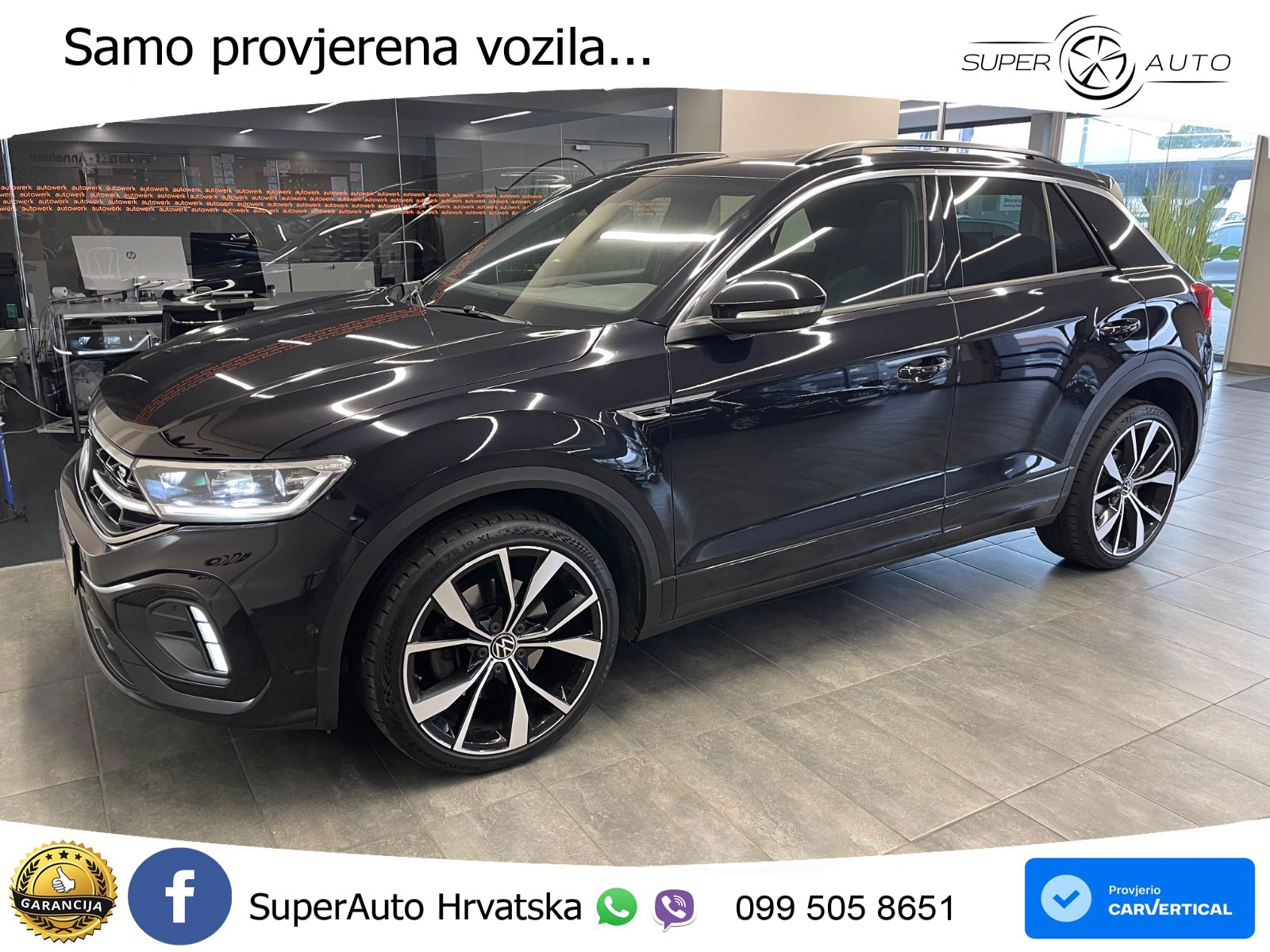 Volkswagen T-Roc 2.0 TDI (150 KS) DSG R-Line LED+GR SJED+ACC
