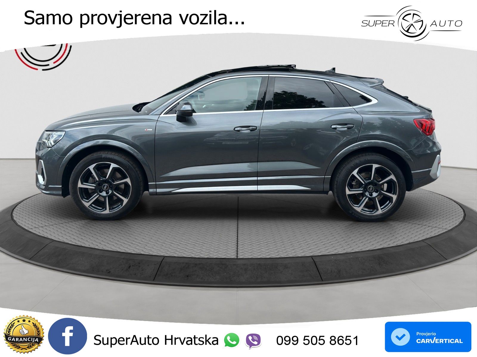 Audi Q3 II Sportback 40 TFSI (190 KS) quattro S tronic S line LED+GR SJED+ACC
