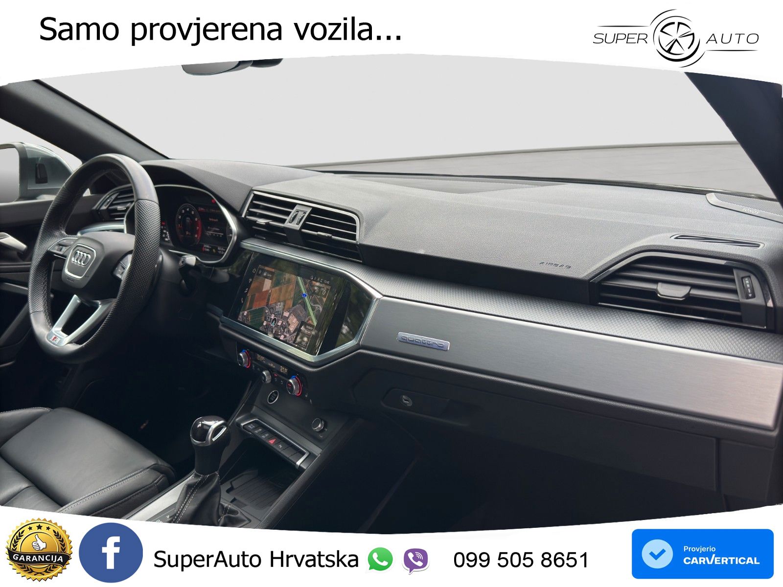 Audi Q3 II Sportback 40 TFSI (190 KS) quattro S tronic S line LED+GR SJED+ACC