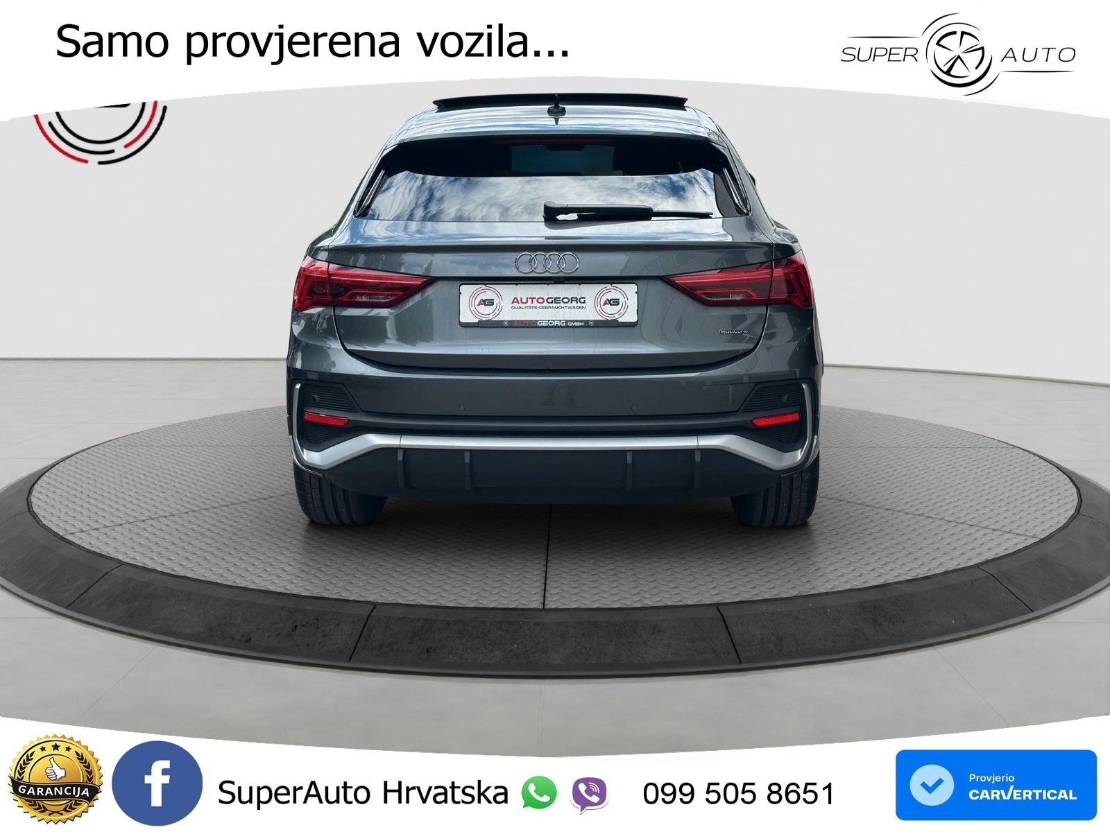 Audi Q3 II Sportback 40 TFSI (190 KS) quattro S tronic S line LED+GR SJED+ACC