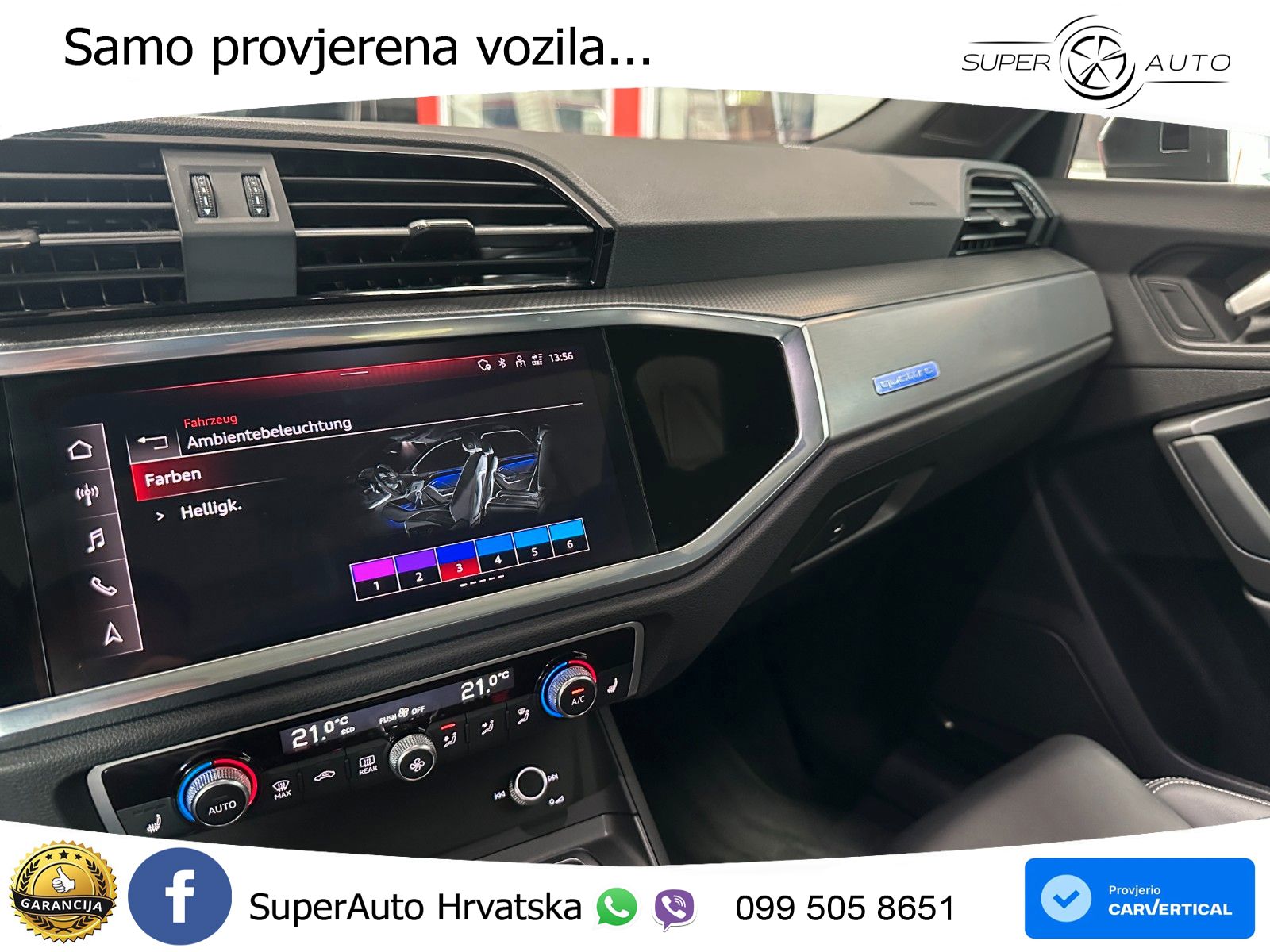 Audi Q3 II Sportback 40 TFSI (190 KS) quattro S tronic S line LED+GR SJED+ACC