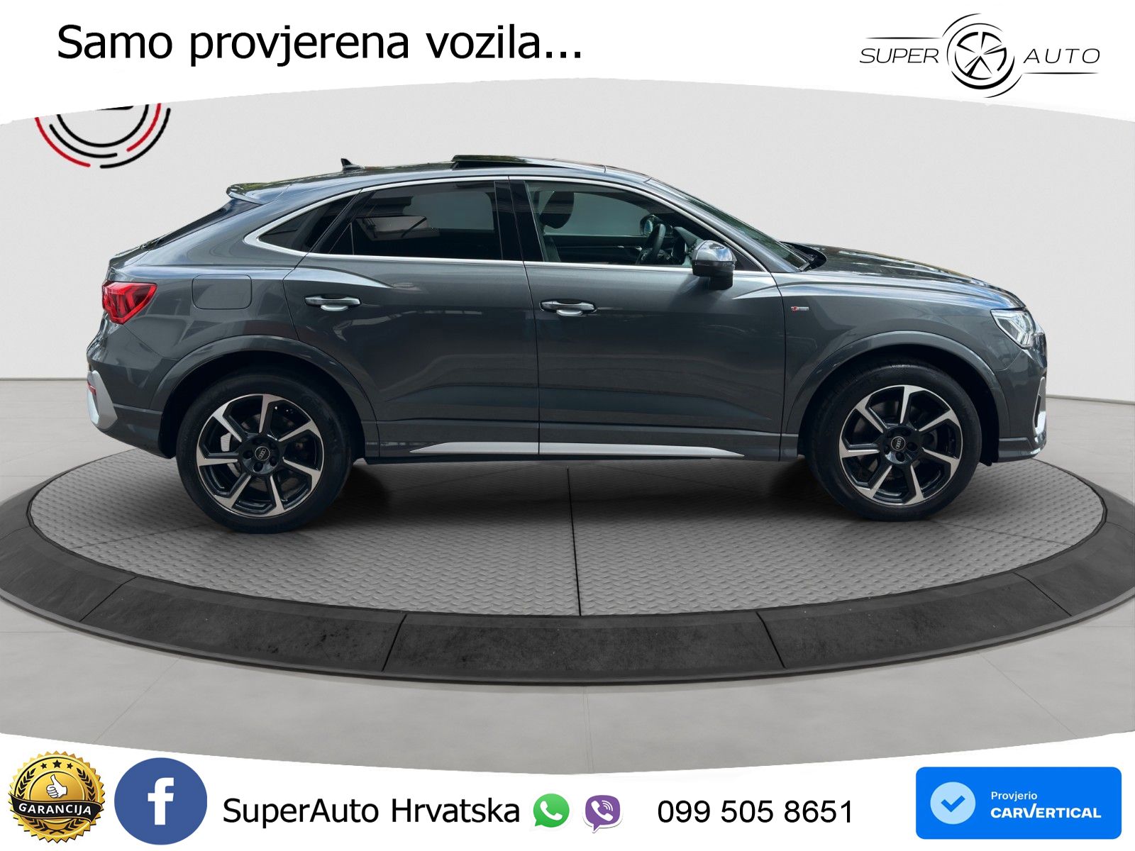 Audi Q3 II Sportback 40 TFSI (190 KS) quattro S tronic S line LED+GR SJED+ACC