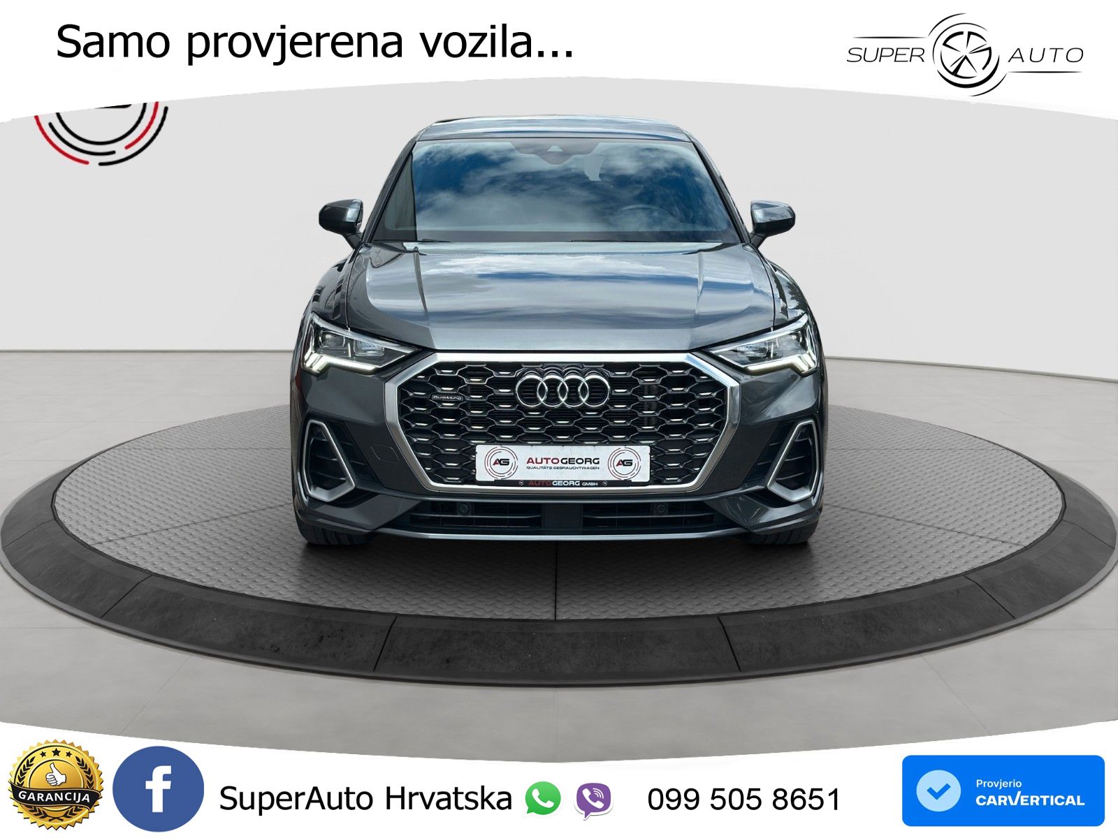 Audi Q3 II Sportback 40 TFSI (190 KS) quattro S tronic S line LED+GR SJED+ACC