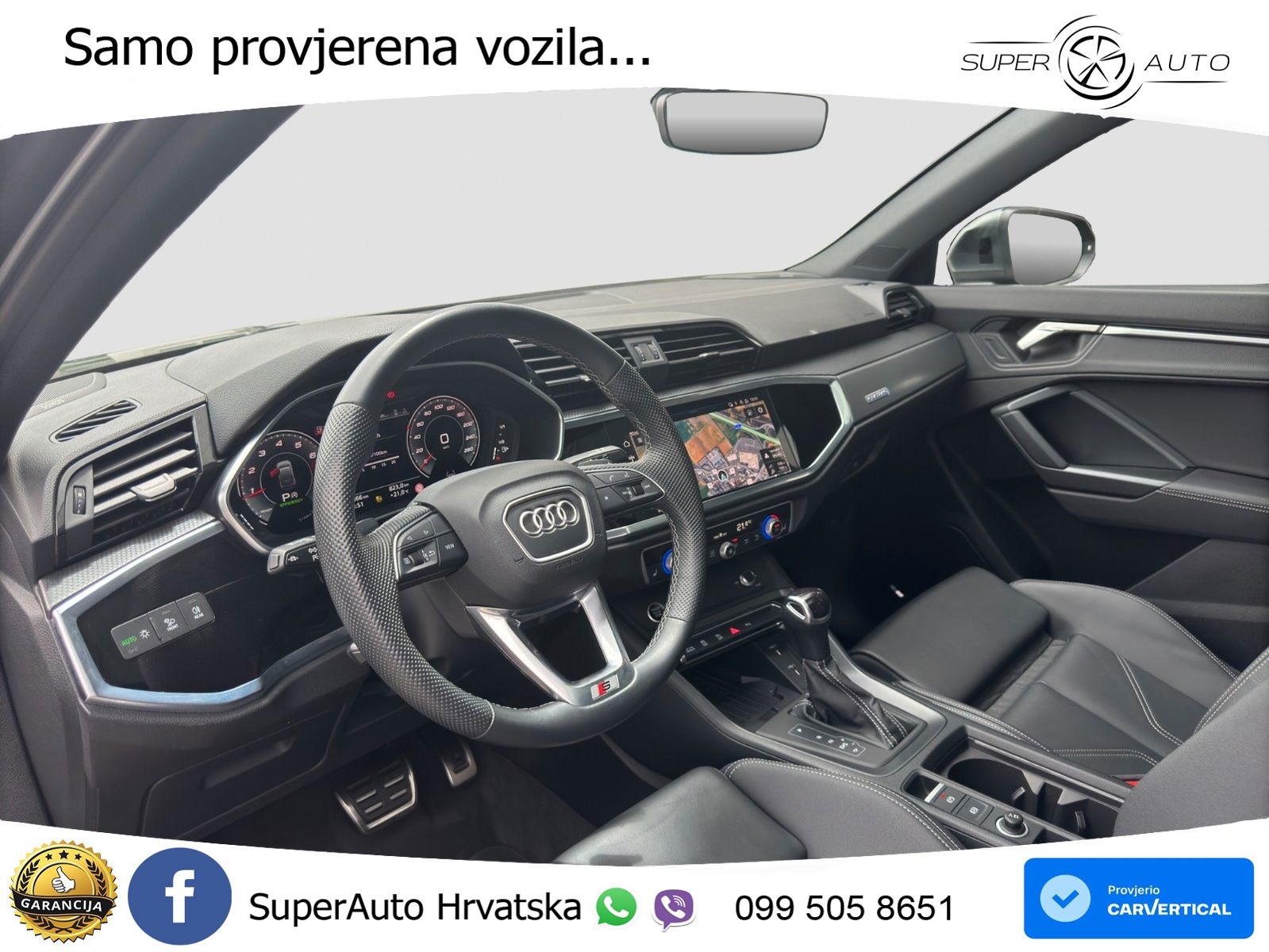 Audi Q3 II Sportback 40 TFSI (190 KS) quattro S tronic S line LED+GR SJED+ACC