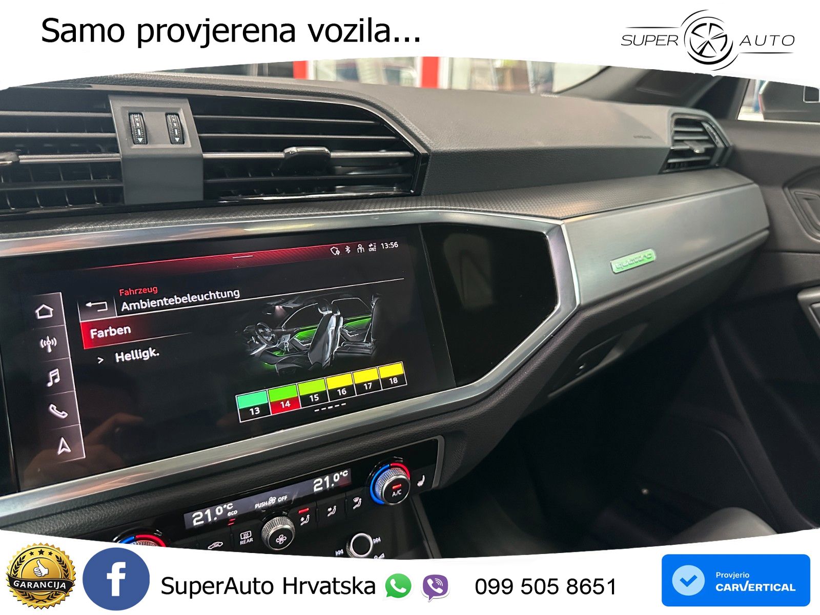 Audi Q3 II Sportback 40 TFSI (190 KS) quattro S tronic S line LED+GR SJED+ACC