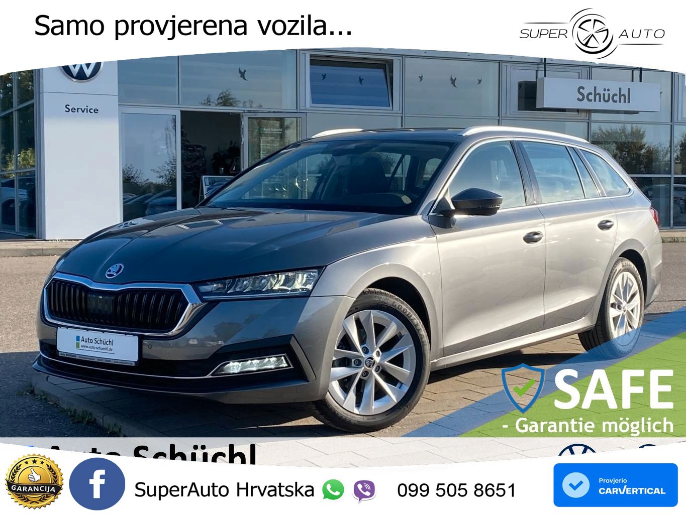 Škoda Octavia Combi 1.5 TSI (150 KS) DSG LED+GR SJED+ACC