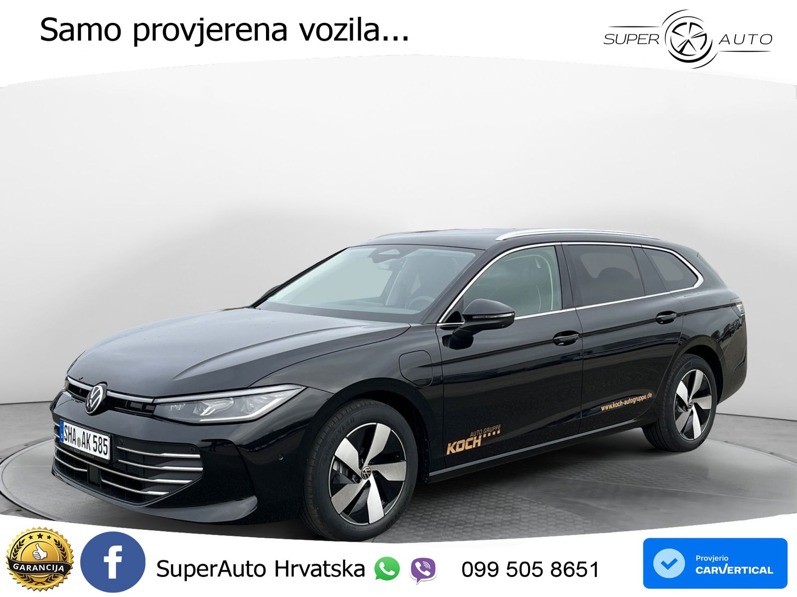 Volkswagen Passat Variant 1.5 TSI (272 KS) eHybrid DSG Business LED+GR SJED+ACC