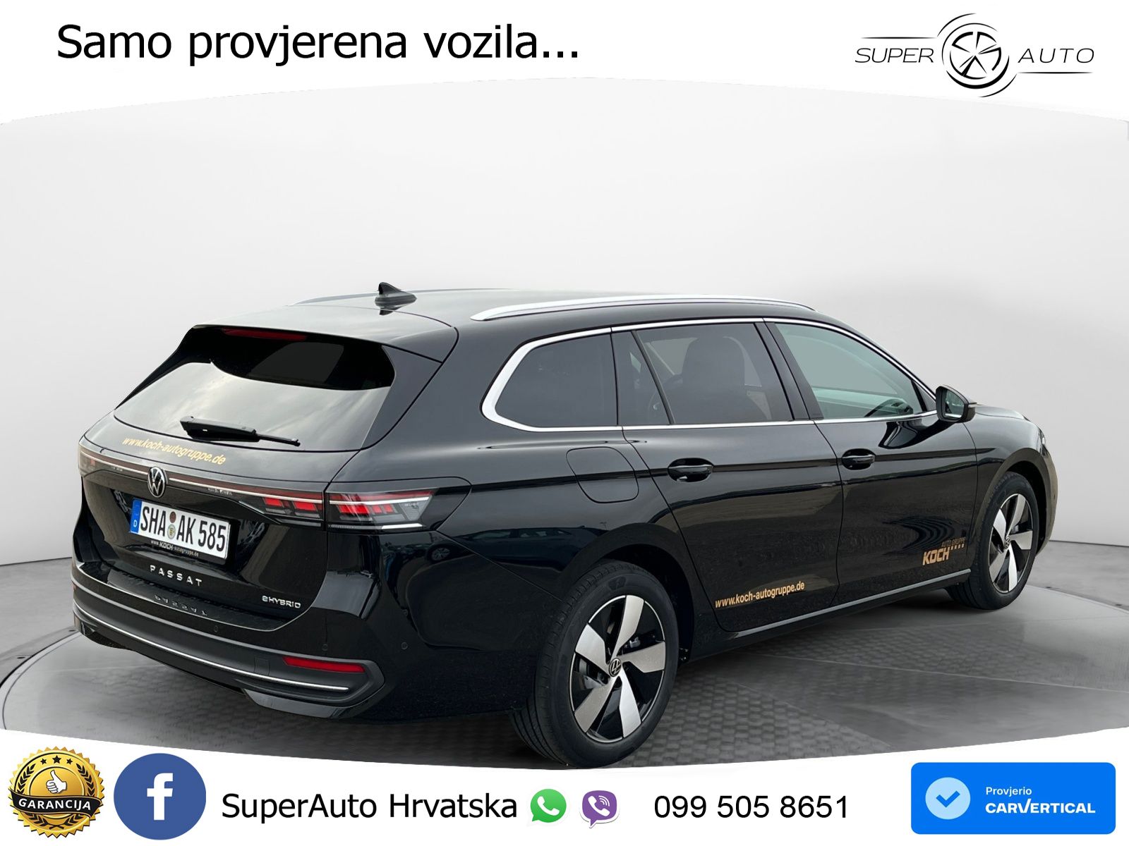 Volkswagen Passat Variant 1.5 TSI (272 KS) eHybrid DSG Business LED+GR SJED+ACC