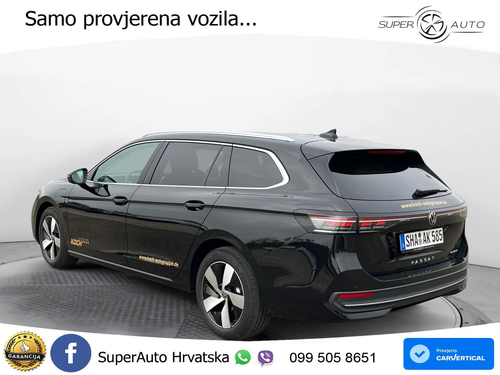 Volkswagen Passat Variant 1.5 TSI (272 KS) eHybrid DSG Business LED+GR SJED+ACC